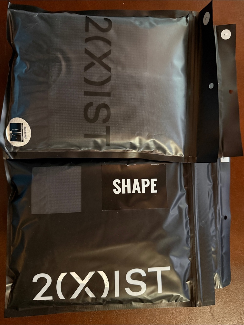 2xist Men’s Black SHAPE shapewear boxer briefs - lot of 4
